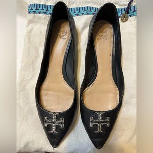 Tory Burch pointed leather flats